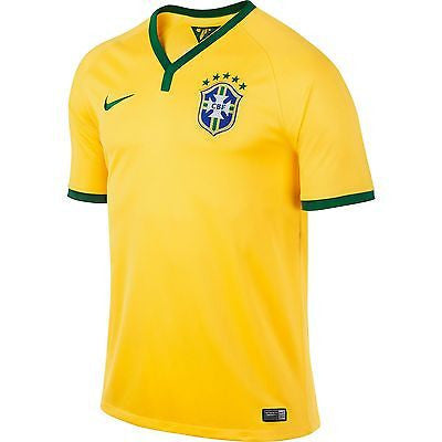 Nike cheapest Brasil Jersey Men's World Cup 2014 #10 Neymar Jr Size L. With detaills