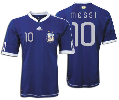 ADIDAS LIONEL MESSI ARGENTINA AWAY JERSEY FIFA WORLD CUP 2010 1