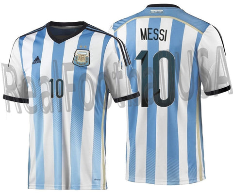 ADIDAS LIONEL MESSI ARGENTINA HOME JERSEY FIFA WORLD CUP 2014 0
