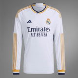 ADIDAS FEDERICO VALVERDE REAL MADRID UEFA CHAMPIONS LEAGUE AUTHENTIC MATCH LONG SLEEVE HOME JERSEY 2023/24 2