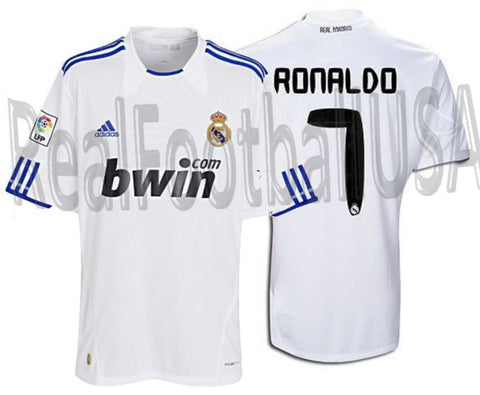 ADIDAS CRISTIANO RONALDO REAL MADRID HOME JERSEY 2010/11 1