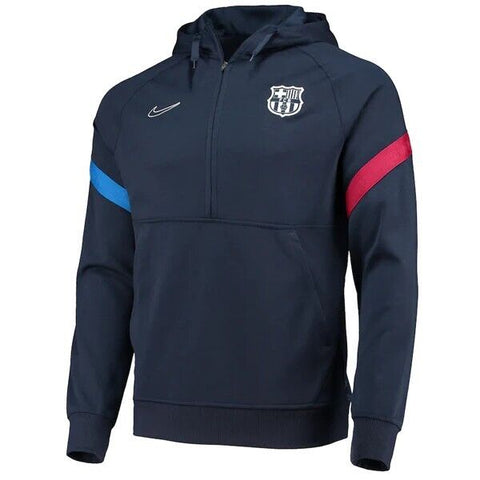 NIKE FC BARCELONA TRAVEL 1/2 ZIP HOODIE 2021/22 8