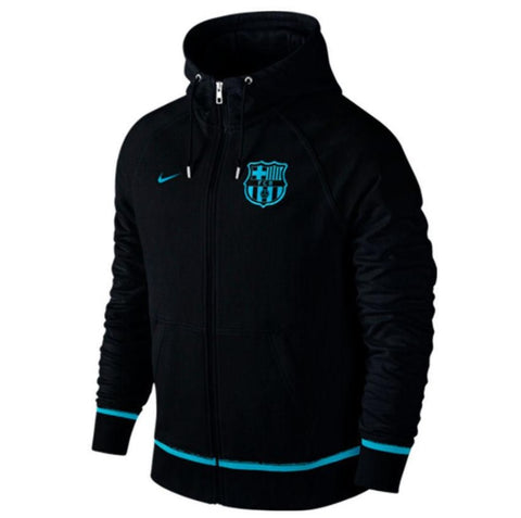 NIKE FC BARCELONA AW77 COVERT FULL ZIP HOODIE 2015/16 1