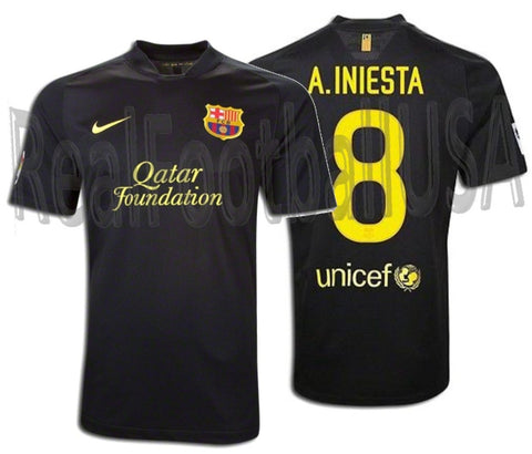 NIKE ANDRES INIESTA FC BARCELONA AWAY JERSEY 2011/12 1