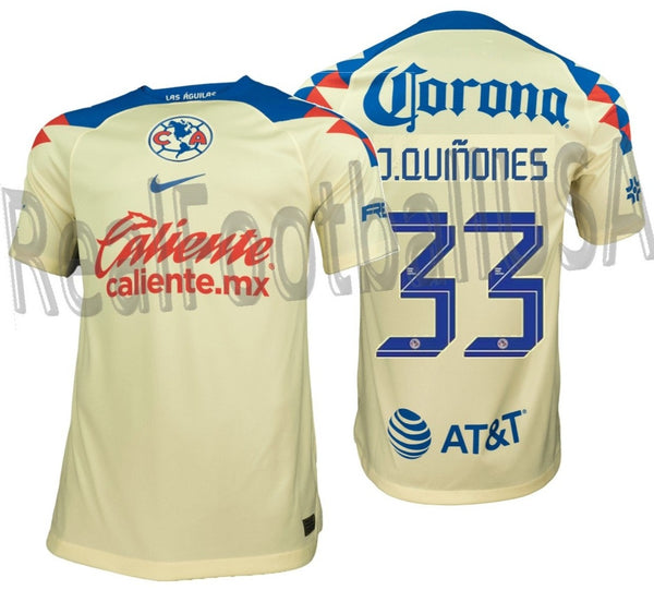 Nike Women's Club America 2023/24 Home Jersey Yellow, L