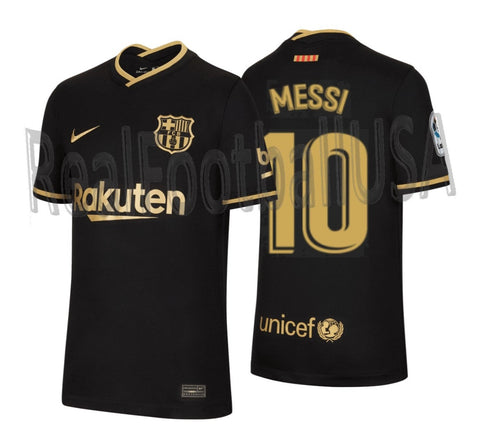 NIKE LIONEL MESSI FC BARCELONA YOUTH AWAY JERSEY 2020/21 1