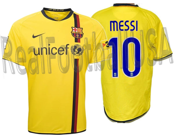 NIKE LIONEL MESSI FC BARCELONA AWAY JERSEY 2008/09