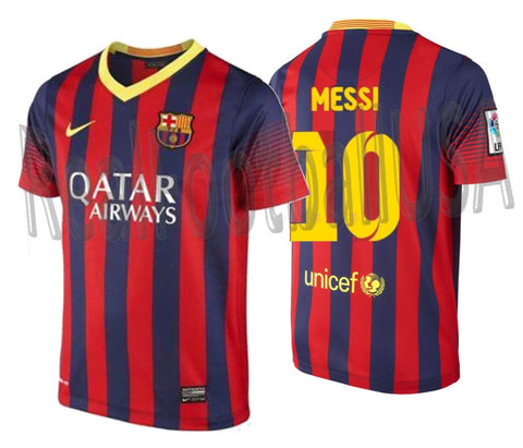 NIKE LIONEL MESSI FC BARCELONA YOUTH HOME JERSEY 2013/14 1