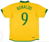 NIKE RONALDO BRAZIL HOME JERSEY FIFA WORLD CUP 2006 2
