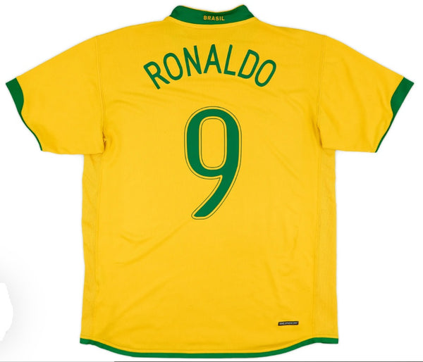 NIKE RONALDO BRAZIL HOME JERSEY FIFA WORLD CUP 2006
