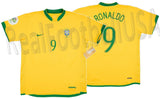 NIKE RONALDO BRAZIL HOME JERSEY FIFA WORLD CUP 2006 1