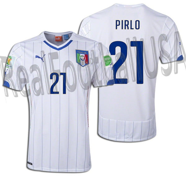 PUMA ANDREA PIRLO ITALY AWAY JERSEY FIFA WORLD CUP 2014