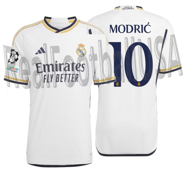 Luka Modrić Real Madrid 23/24 Authentic Home Jersey by adidas