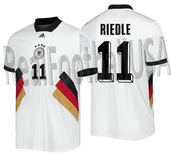 ADIDAS KARL-HEINZ RIEDLE GERMANY ICON HOME JERSEY 2022