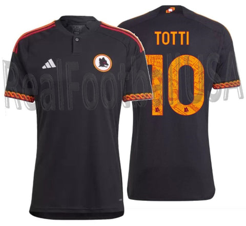 ADIDAS FRANCESCO TOTTI AS ROMA THIRD JERSEY 2023/24 1