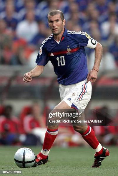 ADIDAS ZINEDINE ZIDANE FRANCE HOME JERSEY EURO 2004