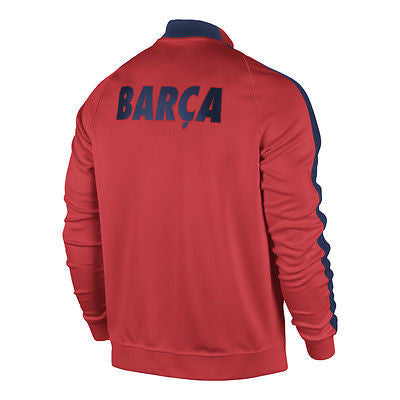 NIKE FC BARCELONA AUTHENTIC N98 TRACK JACKET Crimson Blue REALFOOTBALLUSA.NET
