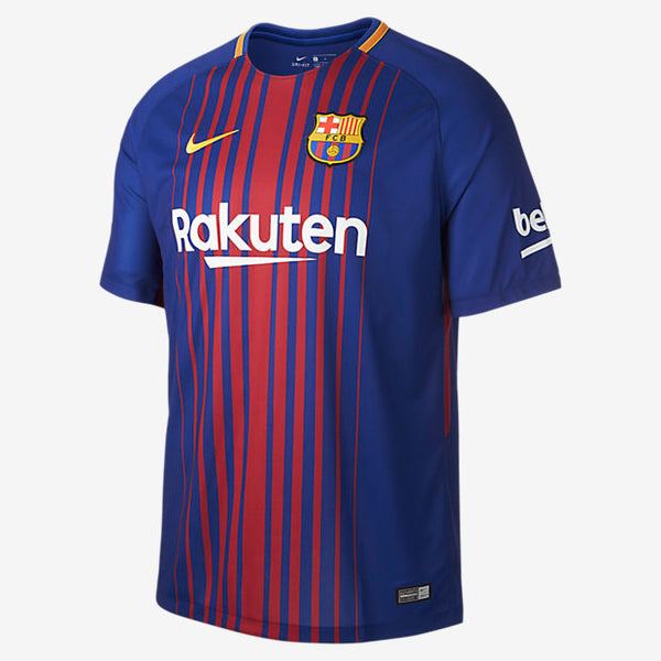 NIKE TSUBASA FC BARCELONA HOME JERSEY 2017/18 – REALFOOTBALLUSA.NET