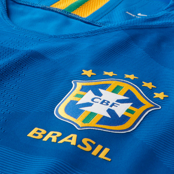 NIKE PELE BRAZIL VAPOR MATCH HOME JERSEY FIFA WORLD CUP 2018 PATCHES –