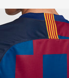 NIKE ANDRES INIESTA FC BARCELONA 20TH ANNIVERSARY MASHUP HOME JERSEY 1999 -2019