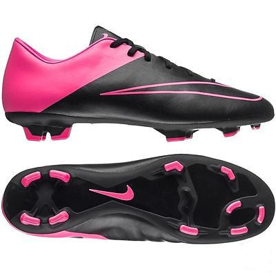 NIKE MERCURIAL VICTORY V FG FIRM GROUND SOCCER CR7 SHOE FOOTBALL Black/Hyper Pink