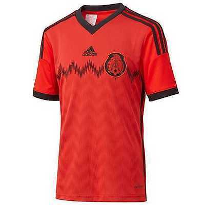 Mexico Chicharito Soccer Jersey Size Small #14 2013-2013 Black Red Gold