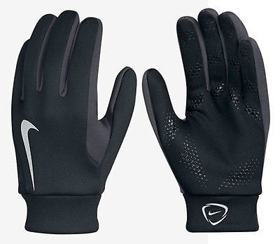NIKE HYPERSHIELD FIELD PLAYER GLOVES TRAINING SOCCER Black