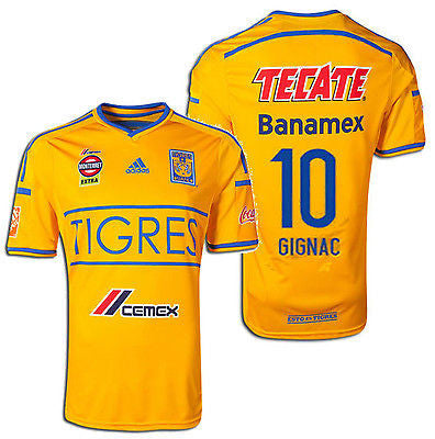ADIDAS ANDRE-PIERRE GIGNAC TIGRES UANL HOME JERSEY 2014/15 1