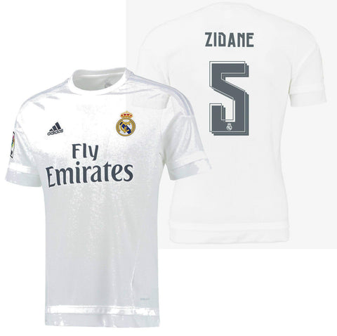 ADIDAS ZINEDINE ZIDANE REAL MADRID HOME JERSEY 2015/16