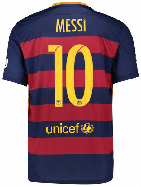 Rare Nike FC Barcelona 2015/16 Jersey Authentic Match Version Lionel outlet Messi Sz M