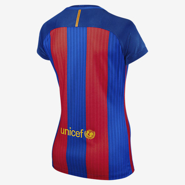 NIKE LIONEL MESSI FC BARCELONA WOMEN'S HOME JERSEY 2016/17 –