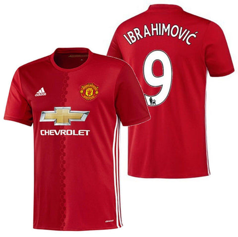 ADIDAS ZLATAN IBRAHIMOVIC MANCHESTER UNITED HOME JERSEY 2016/17