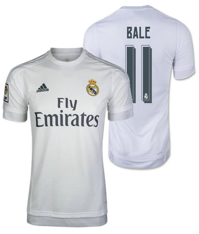 ADIDAS GARETH BALE REAL MADRID HOME JERSEY 2015/16