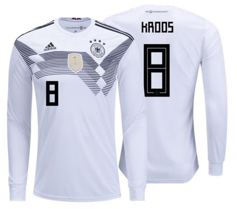 ADIDAS TONY KROOS GERMANY LONG SLEEVE HOME JERSEY FIFA WORLD CUP 2018