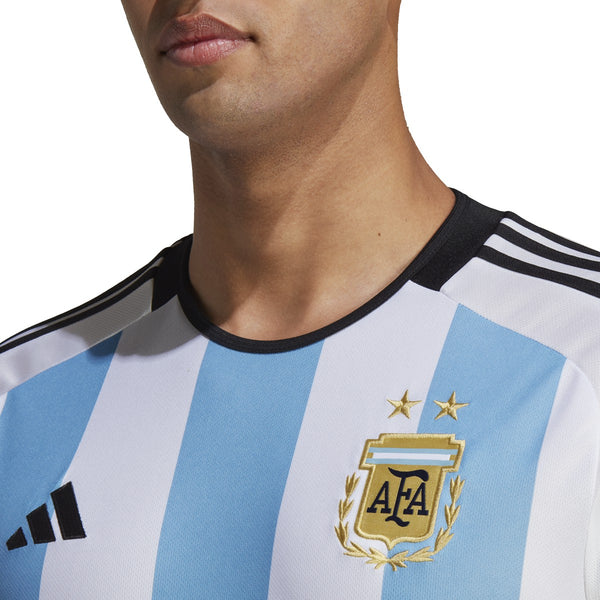 ADIDAS LIONEL MESSI ARGENTINA AUTHENTIC MATCH HOME JERSEY FINAL GAME F –