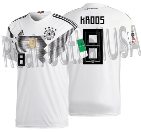 ADIDAS TONY KROOS GERMANY HOME JERSEY FIFA WORLD CUP 2018 PATCHES 1