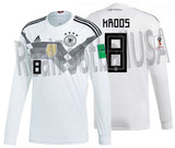 ADIDAS TONY KROOS GERMANY LONG SLEEVE HOME JERSEY FIFA WORLD CUP 2018 PATCHES 1