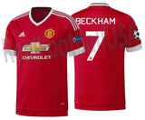 ADIDAS DAVID BECKHAM MANCHESTER UNITED AUTHENTIC UEFA CHAMPIONS LEAGUE ADIZERO HOME JERSEY 2015/16 1