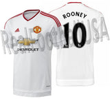 ADIDAS WAYNE ROONEY MANCHESTER UNITED AWAY JERSEY 2015/16 0