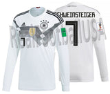 ADIDAS BASTIAN SCHWEINSTEIGER GERMANY LONG SLEEVE HOME JERSEY FIFA WORLD CUP 2018 PATCHES 1