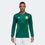 ADIDAS CHICHARITO MEXICO LONG SLEEVE HOME JERSEY WORLD CUP 2018 MATCH DETAIL 3