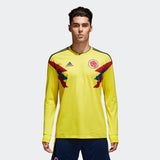 ADIDAS JAMES RODRIGUEZ COLOMBIA LONG SLEEVE HOME JERSEY FIFA WORLD CUP 2018 PATCHES 3