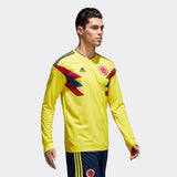 ADIDAS RADAMEL FALCAO COLOMBIA LONG SLEEVE HOME JERSEY FIFA WORLD CUP 2018 PATCHES 4