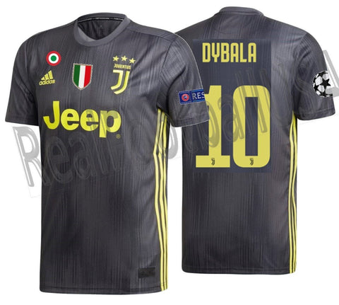 Adidas Dybala Juventus UEFA Champions League Third jersey 2018/19 DP0455
