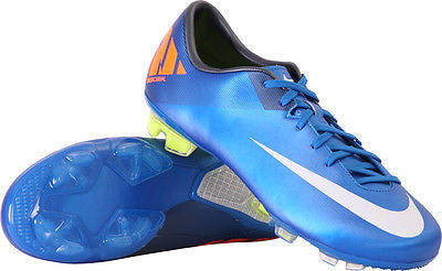 NIKE CR7 MERCURIAL MIRACLE II FG FIRM GROUND SOCCER SHOES PHOTO BLUE