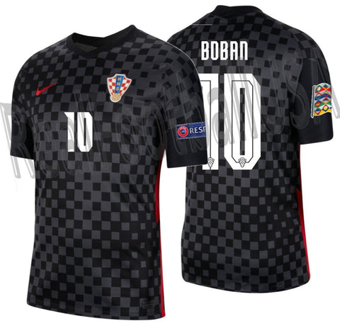 NIKE ZVONIMIR BOBAN CROATIA NATIONS LEAGUE AWAY JERSEY 2020 2021 1