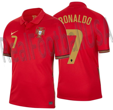 NIKE CRISTIANO RONALDO PORTUGAL YOUTH HOME JERSEY 2020 2021 1