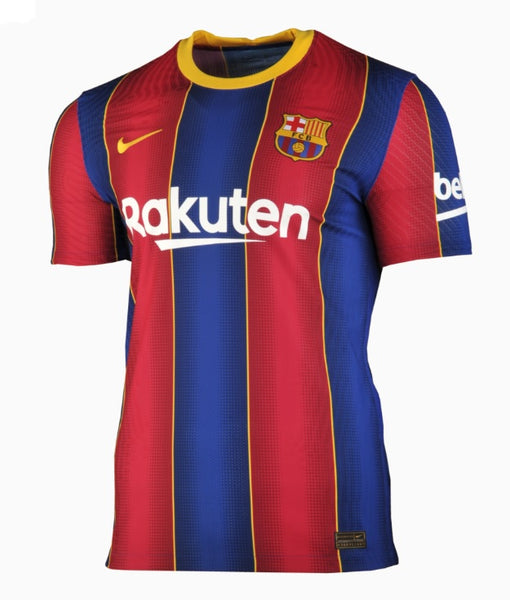 Nike Womens FC Barcelona Fourth 20/21 Top (Game Royal/Varsity Maize)