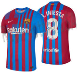 NIKE ANDRES INIESTA FC BARCELONA ADV VAPOR MATCH HOME JERSEY 2021/22 2