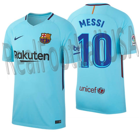 NIKE LIONEL MESSI FC BARCELONA AWAY JERSEY 2017/18 0